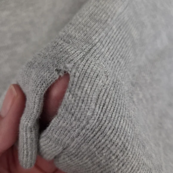 Polo Ralph Lauren Men Gray Estate Rib Quarter Zip Pullover Sweater Size Small - Picture 11 of 12